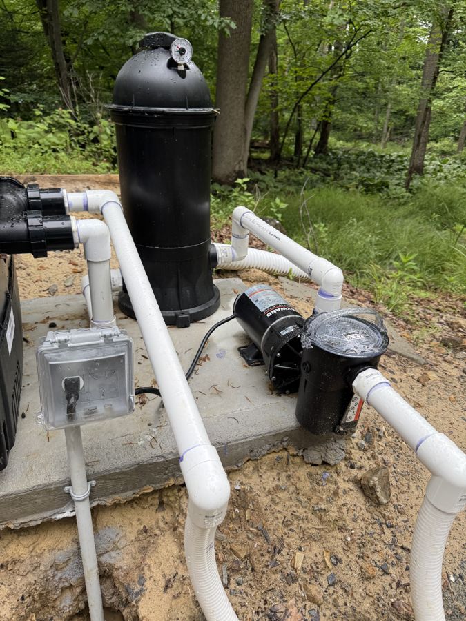 Pool pump and filter